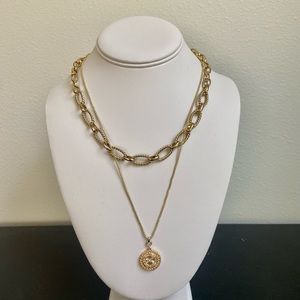 NWOT double layer necklace